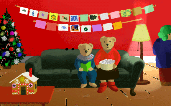 the Bear family living room on December 22