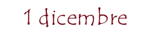 1 dicembre